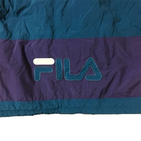 【USED】90'S FILA BIG SIZE NYLON JACKET