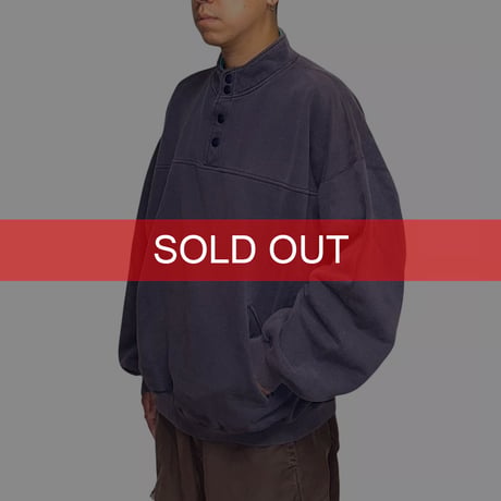 【USED】90's Eddie Bauer Mock Neck Sweat Pullover