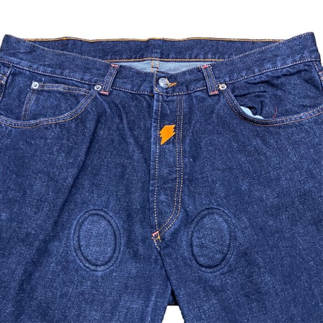 【USED】90'S W.&L.T. MECHANICAL DENIM TROUSERS