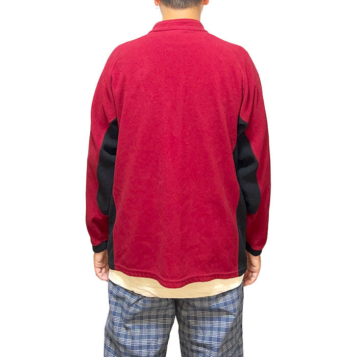 USED】00'S OAKLEY SOFTWARE FLEECE TOP RED | KON USED】00'S OAKLEY SOFTWARE FLEECE TOP RED | KON
