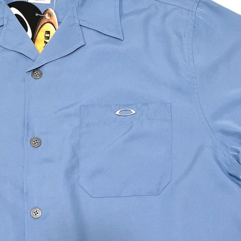 DEAD STOCK】00'S OAKLEY OPEN COLLAR SLATE BLUE