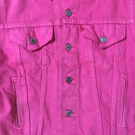 【USED】LEVI'S NEON PINK DENIM JACKET