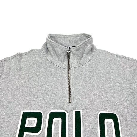 【USED】90'S POLO BY RALPH LAUREN HALF ZIP HI-NECK SWEATSHIRT