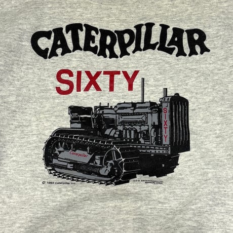 【USED】90's CAT CATERPILLAR SIXTY SWEATSHIRT