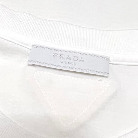 【USED】PRADA PLAIN COLOR T-SHIRT WHITE