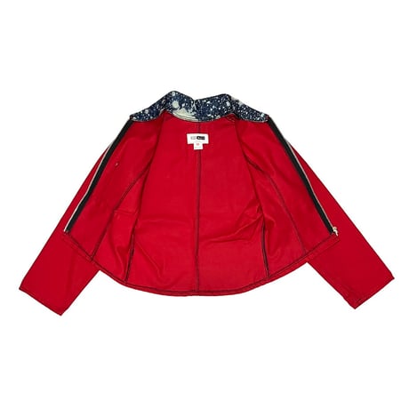 【USED】80's ONO eno ENGLAND SHORT JACKET RED