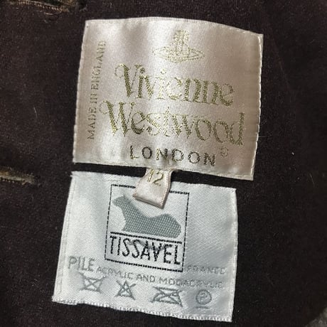 【USED】90'S VIVIENNE WESTWOOD GOLD LABEL × TISSAVEL FAUX FUR JACKET