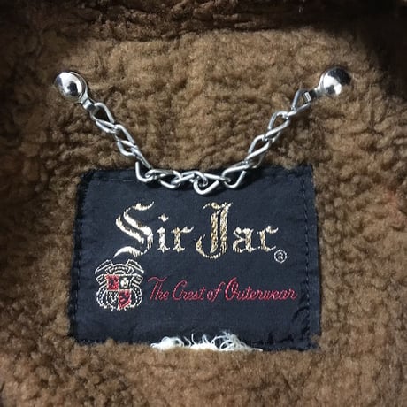 【USED】60'S SIR JAC CHECK BOA WOOLCOAT