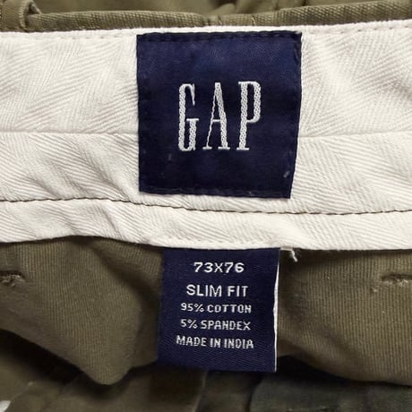 【USED】00's GAP Convertible Roll-Up Cargo Pants Olive