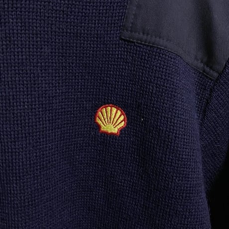【USED】80'S SHELL × BRITISH ARMY  COMMANDO SWEATER