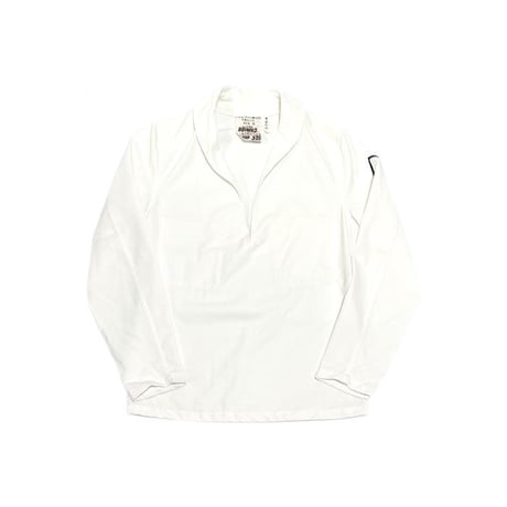 【USED】80'S FRENCH NAVY SAILOR UNIFORM SHIRT WHITE
