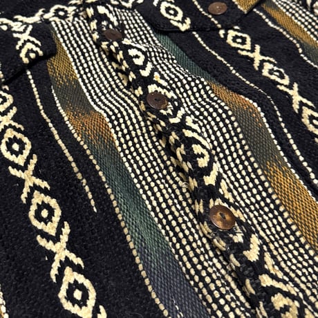 【USED】90's RUG VEST MADE IN NEPAL