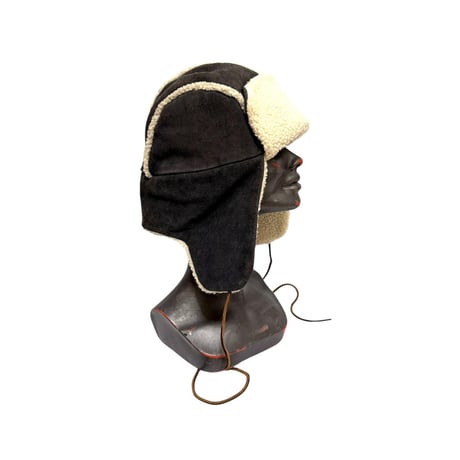 【USED】90's-00's OLD GAP COW LEATHER AVIATOR CAP