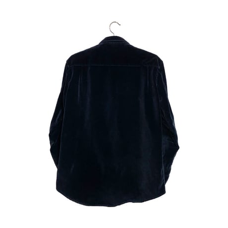 【USED】HELMUT LANG 1997 VELOUR SHIRT