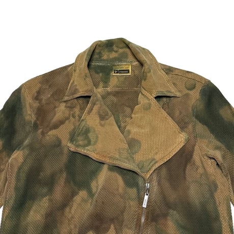 【USED】00's FREDDY EMBOSSED COTTON RIDERS JACKET