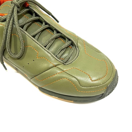 【USED】00'S ADIDAS SNEAKERS KHAKI/ORANGE