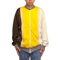 【USED】80's French Vintage “Butter & Mustard” Color Block Track Jacket