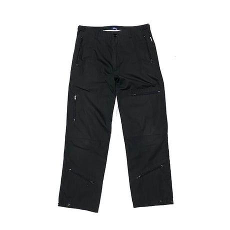 【USED】00'S STUSSY FLIGHT PANTS BLACK