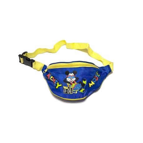 【USED】80's WALT DISNEY Co. MICKEY MOUSE BEACH LIFE MINI BUMBAG