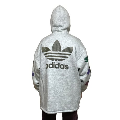 【USED】80'S-90'S ADIDAS OLD SCHOOL SWEAT BOMBER BLOUSON