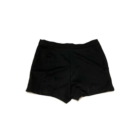 【USED】70's-80's CHEMISE LACOSTE  TENNIS SHORTS BLACK