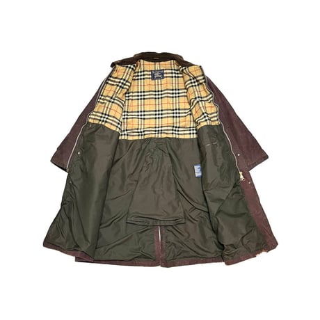 【USED】80's-90's Burberrys WAXED CLOTH LONG COAT