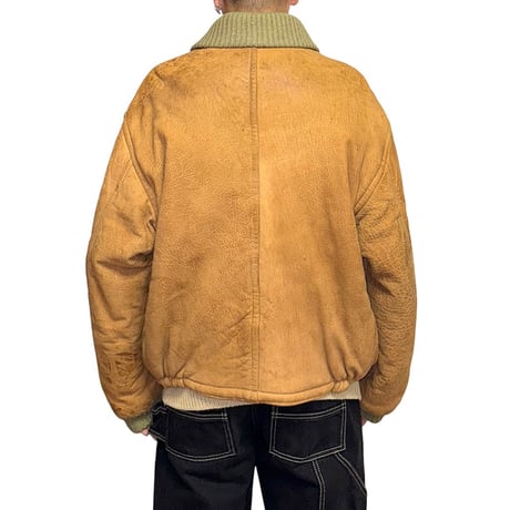 【USED】C.P.COMPANY IDEAS FROM MASSIMO OSTI 1985AW LEATHER BOMBER JACKET