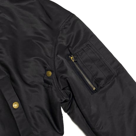 【USED】90's Jean Paul Gaultier Jeans Hooded Bomber Jacket with Removable Fur Trim