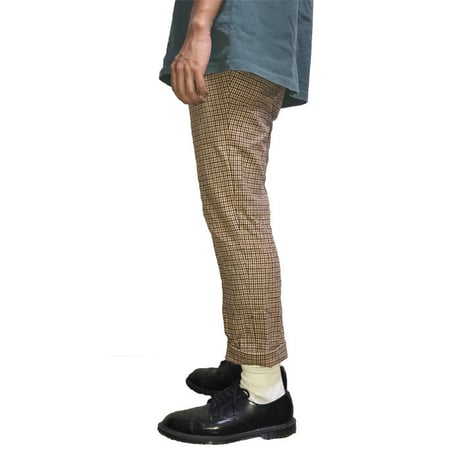 【USED】70'S CORBIN HOUNDSTOOTH WOOL TROUSERS