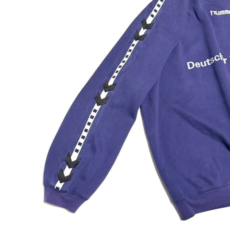 【USED】90's hummel German Sponsor Oversized Sweatshirt