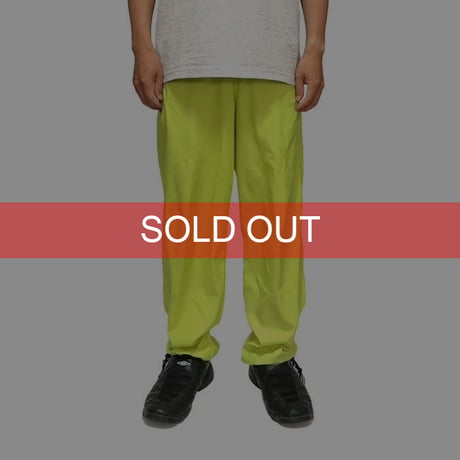 【USED】00'S ADIDAS NEON YELLOW EASY PANTS