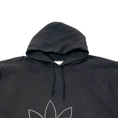 【USED】90'S ADIDAS TREFOIL EMBROIDERY HOODIE