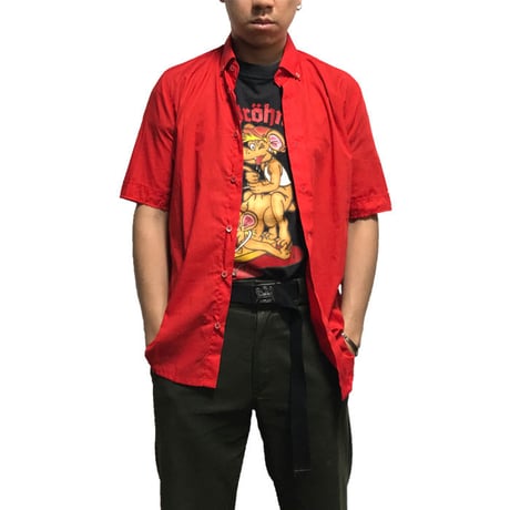 【DEADSTOCK】RAF SIMONS 2002 SS "BE PURE BE VIGILANT BEHAVE" SHIRT