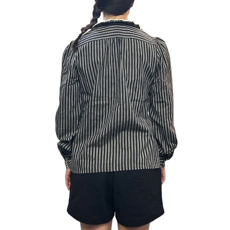 【USED】80's Maco young fashion VICTORIAN BLOUSE