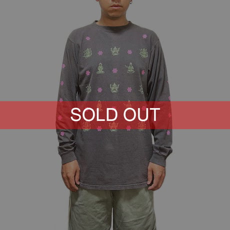 【USED】90'S MOJOWARE HINDU GODS L/S T-SHIRT