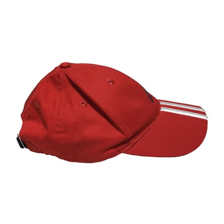 【USED】00'S ADIDAS 3STRIPS LOGO CAP RED