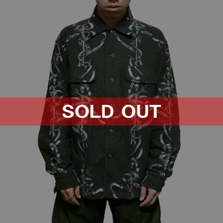 【USED】AVILEX USA HARD CORE SHIRT