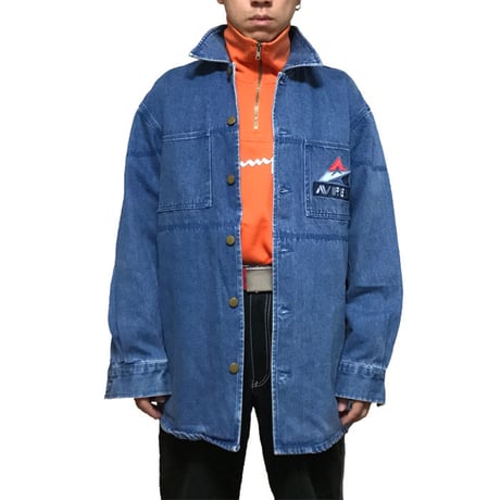 【USED】90'S AVIREX DENIM SHIRT JACKET