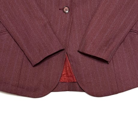 【USED】80's-90's Ms. Limited Pinstripe Tailored Jacket with Peak Lapel