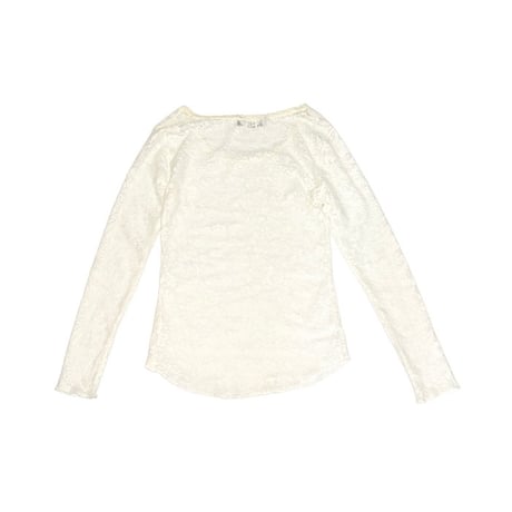 【USED】00'S weavers LACE L/S TOP