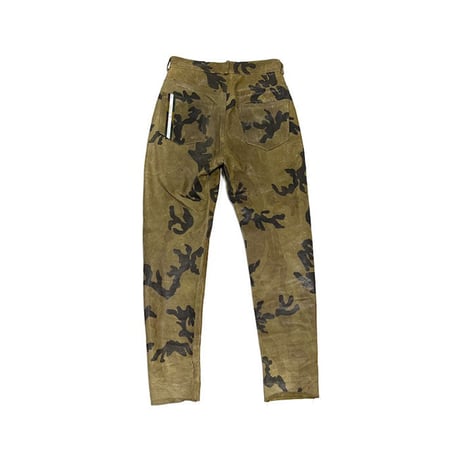 【USED】90'S MAHARISHI CAMO LEATHER PANTS
