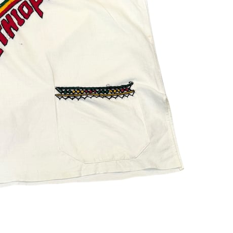 【USED】80's "I LOVE ETHIOPIA" Embroidered Tunic