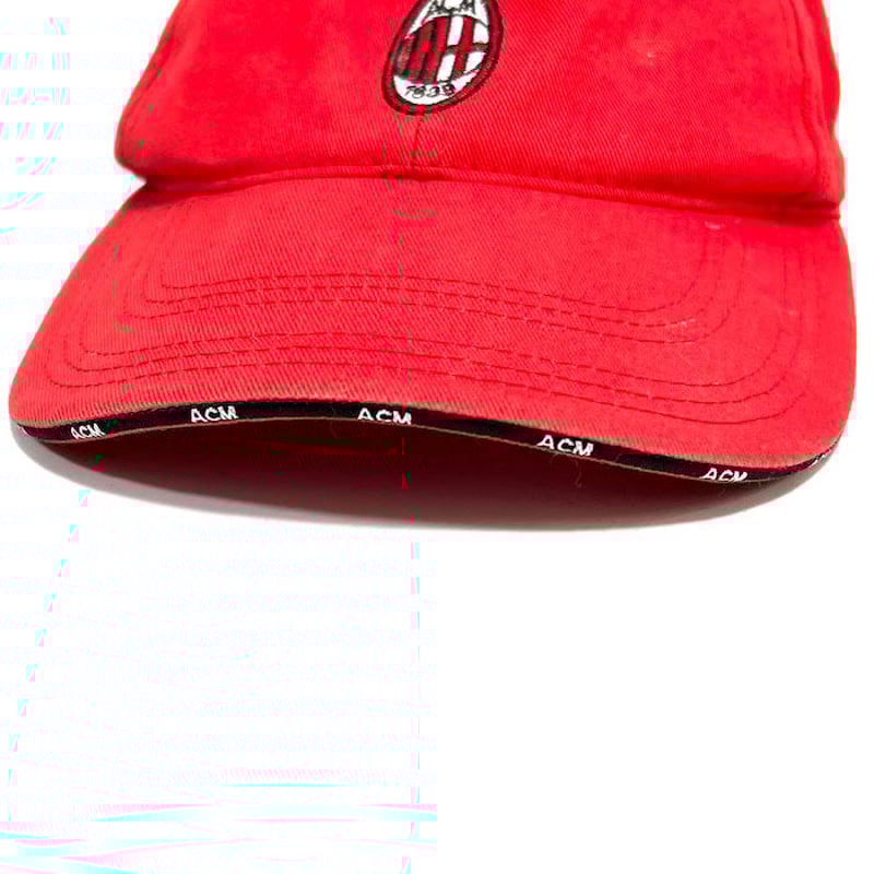 AC ミラン90’s Cap adidas AC Milan Hat Cap Strap Back Black Red Soccer Futbol Football