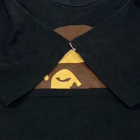 【USED】90'S A BATHING APE APE HEAD T-SHIRT