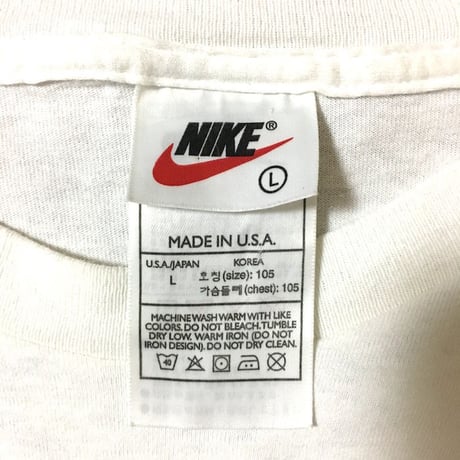 【USED】90'S  NIKE SWOOSH AIR LOGO T-SHIRT