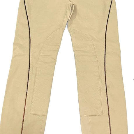 【USED】00'S D&G DOLCE & GABBANA COTTON BIKER PANTS