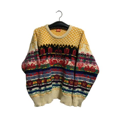 【USED】80'S VIVIENNE WESTWOOD "DEEP SKY" KNIT SWEATER