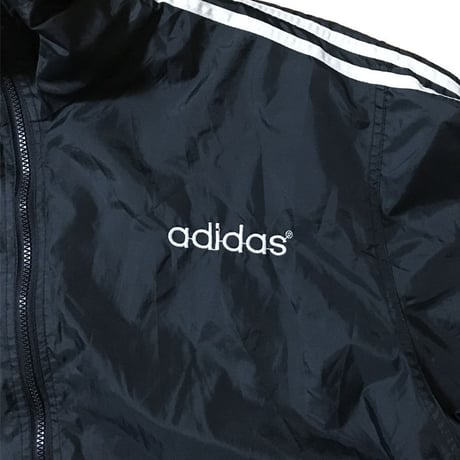 【USED】90'S ADIDAS NYLON JACKET TREFOIL & THREE LINE