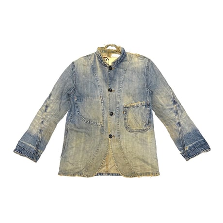 【USED】00's Levi's RED Destroyed Denim Work Jacket