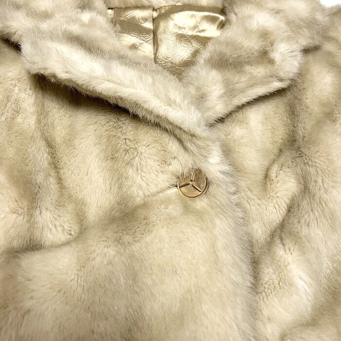 USED】60'S MINCARA Russell Taylor FAUX FUR JACK